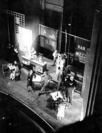 Kamerny Theatre production of Treadwell's Machinal, directed by Alexander Tairov and designed by Vadim Ryndin, 1933 (Huntly Carter Collection, SCRSS Photo Library)
