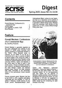 Cover of latest SCRSS Digest (copyright SCRSS)