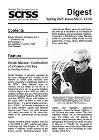 Cover of SCRSS Digest (copyright SCRSS)